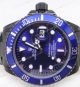 Rolex Subemariner Blue Face Watch Black Watchband (1)_th.jpg